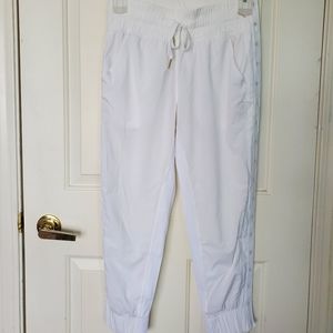 Lululemon white tearaway pants